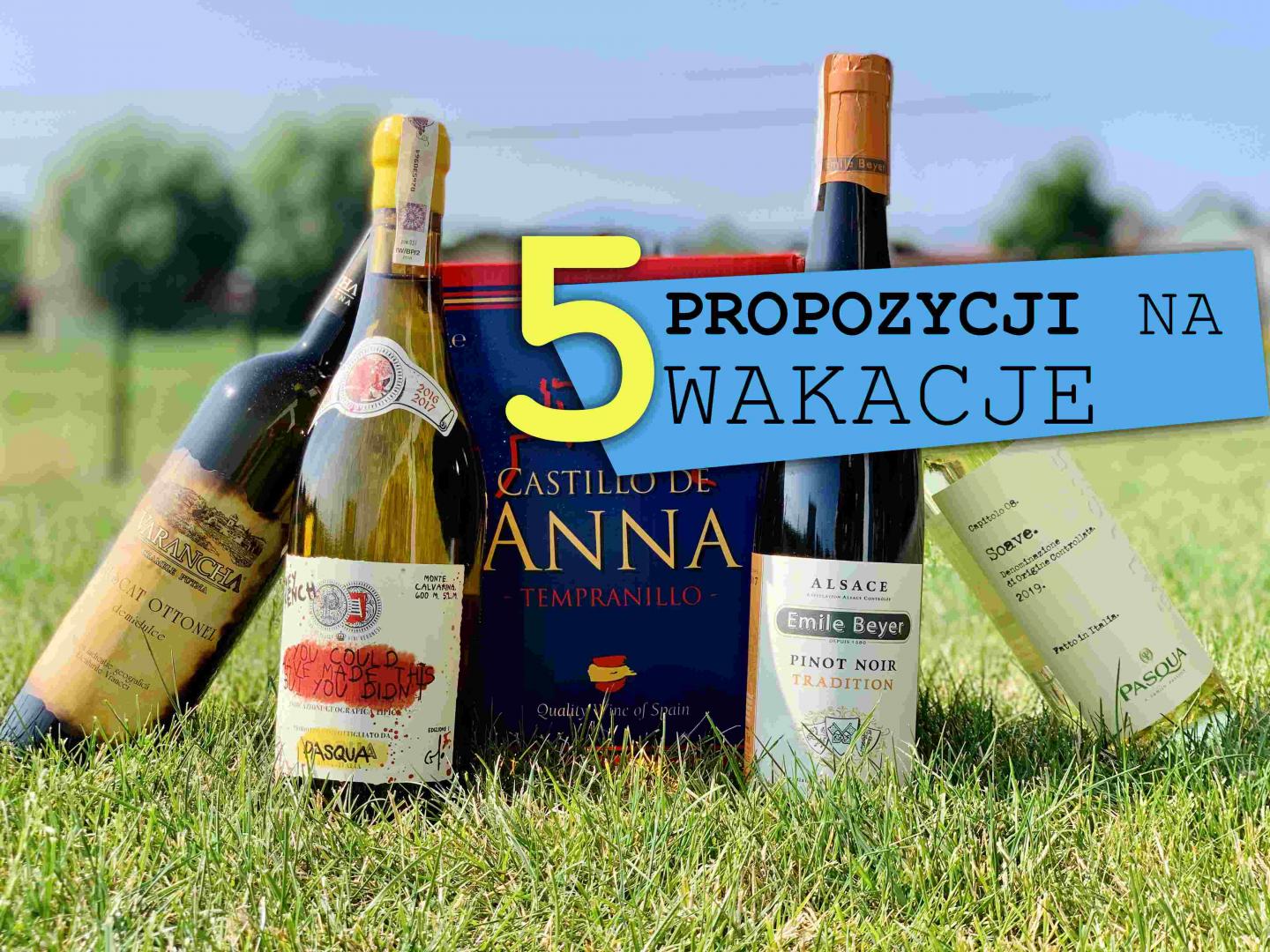 Wino na wakacje – lista 5 propozycji