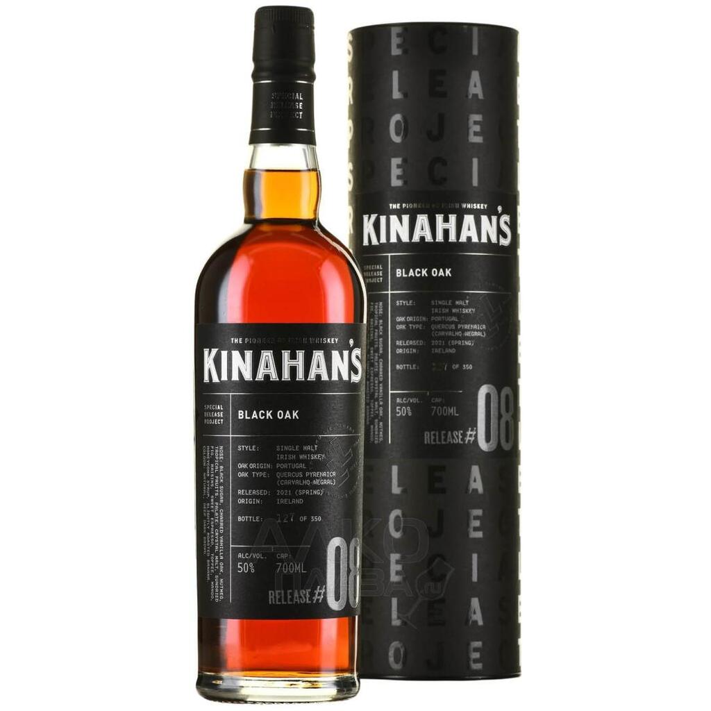 Kinahan`s Special Release Project #08 Black Oak Cask 50% 0,7l Gift Tube