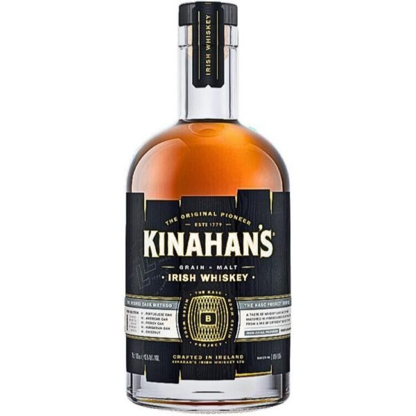 Butelka Kinahan’s The KASC Project B 43% 0,7l, irlandzka blended whiskey z serii Hybrid Cask