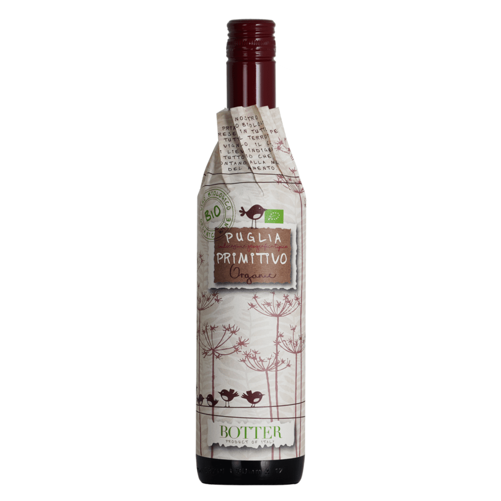 Uccellini Wrap Primitivo Organic Puglia IGT