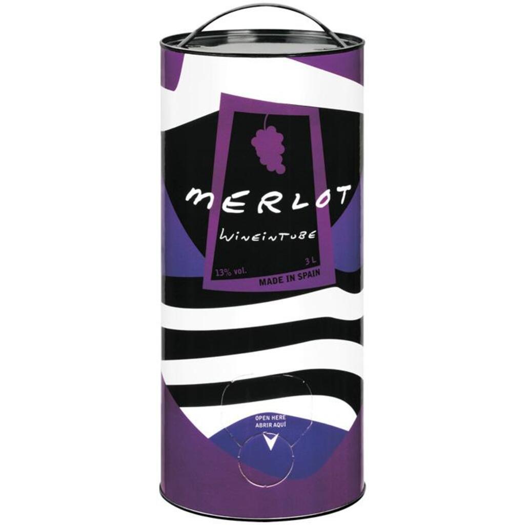 Wine In Tube Merlot 3L