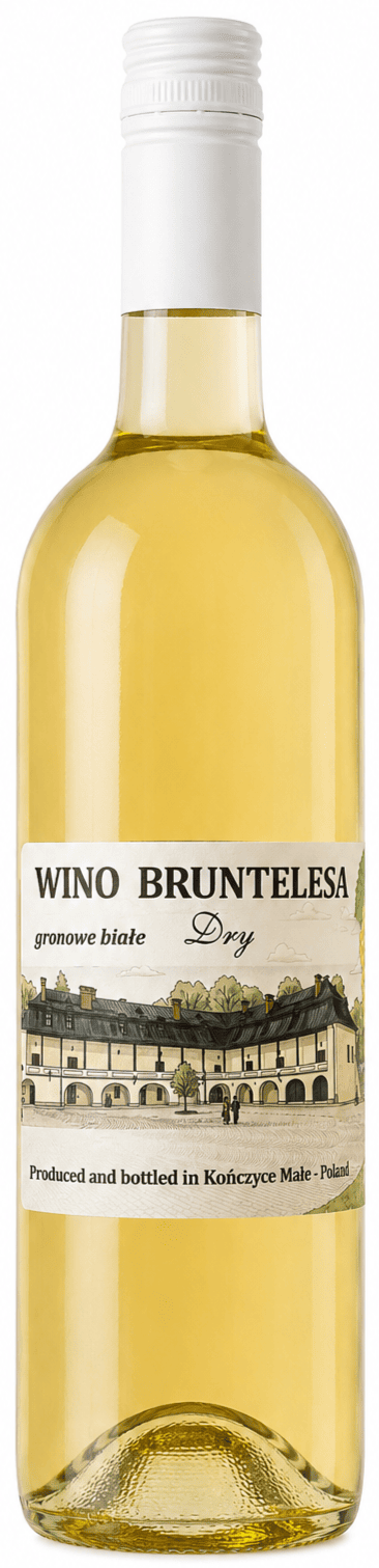 Butelka Winnica Bruntelesa Białe Dry Aurora & Saint Pepin