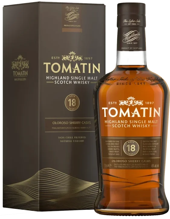 Tomatin 18 YO Oloroso Sherry Casks – dojrzała szkocka whisky single malt