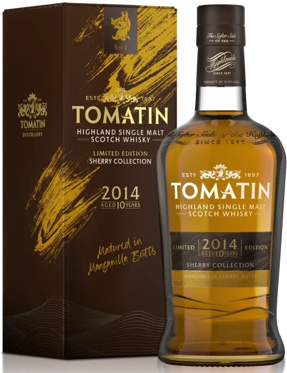Tomatin 2014 Manzanilla Casks – szkocka whisky single malt z wpływem beczek po manzanilli