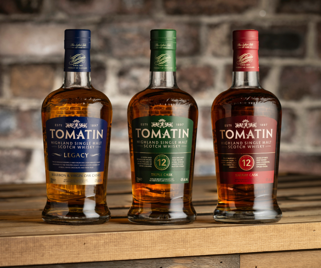 Whisky Tomatin – butelki Legacy, 12 YO Triple Cask i 12 YO Sherry Cask